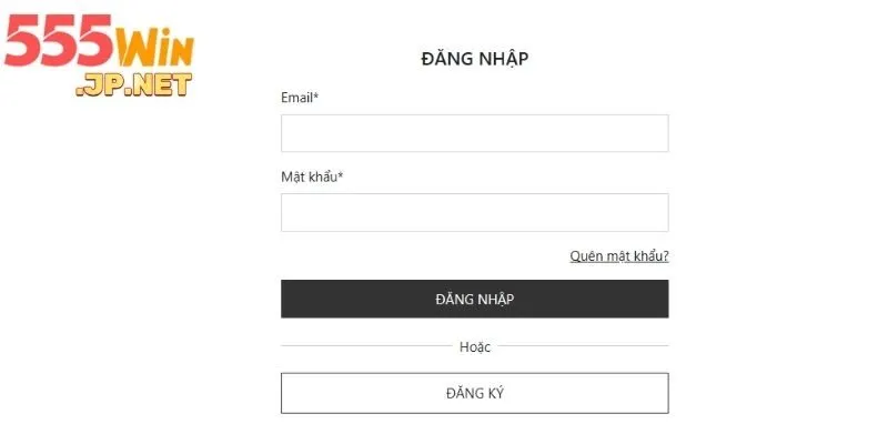 Cần cung cấp thông tin đăng nhập 555WIN chính xác